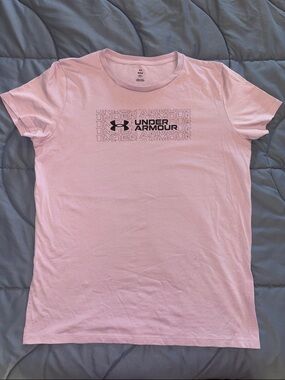 Under Armour Light Pink Logo Tee